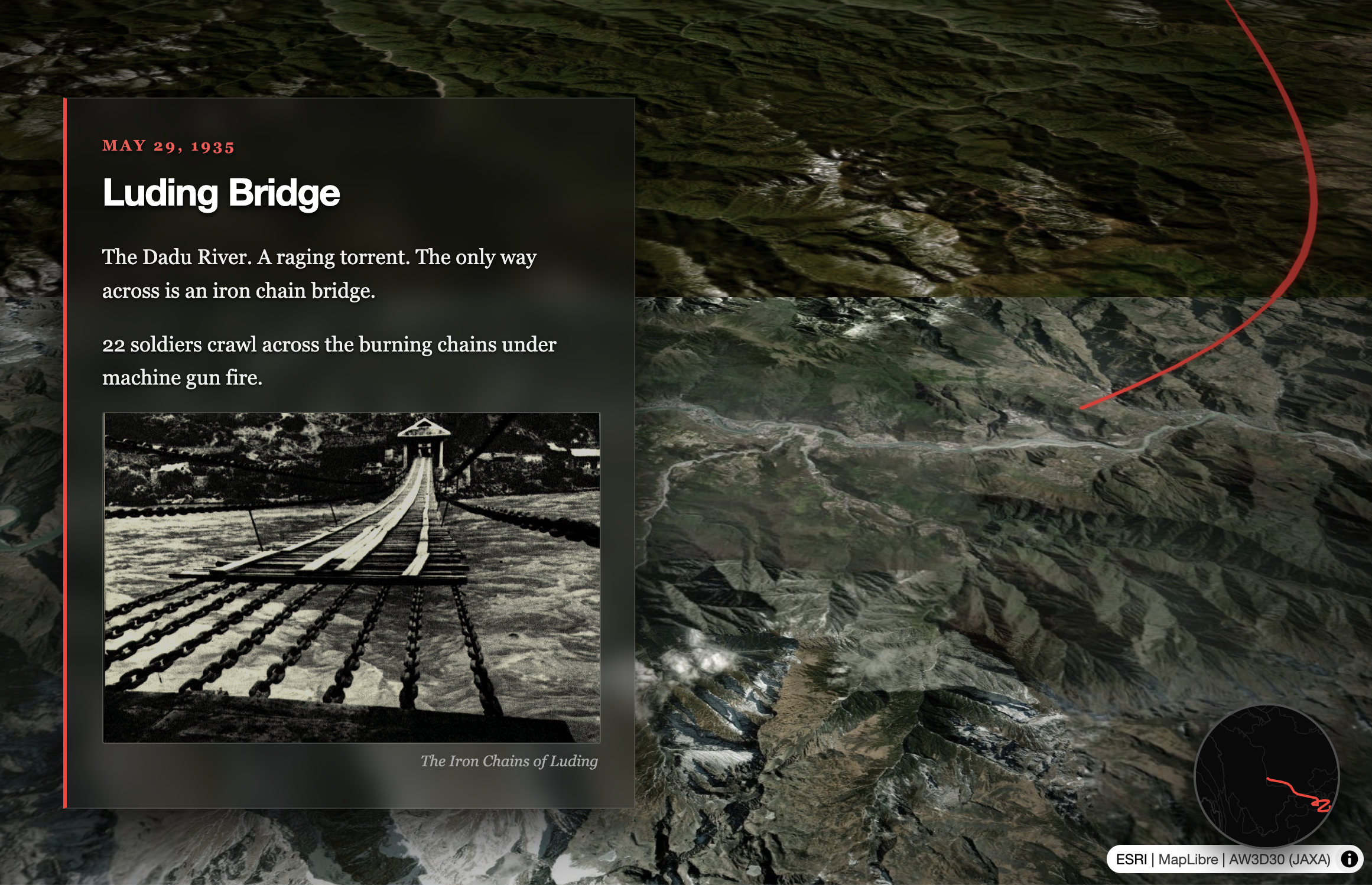Map scrollytelling preview
